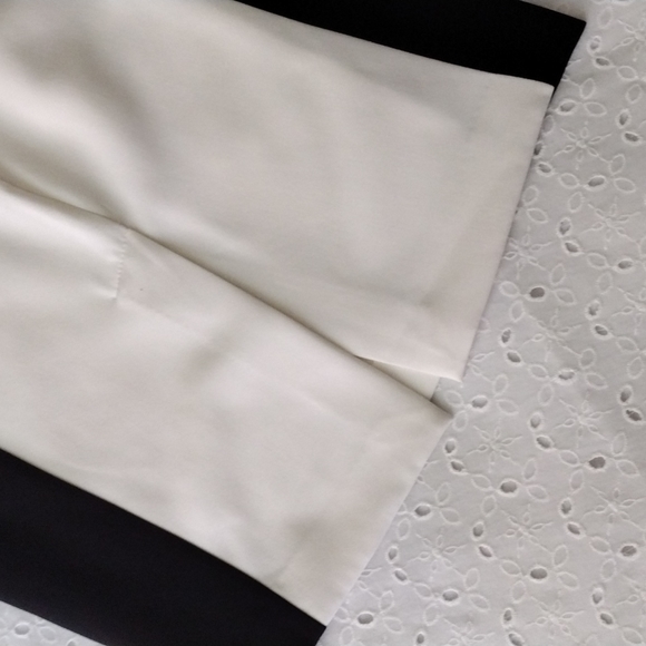 Zara Basic Skirt Black White Color Block - Picture 4 of 6